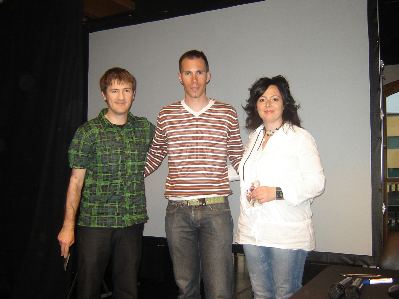 Pedro Horrillo con el Equipo Directivo de Eskolabarri